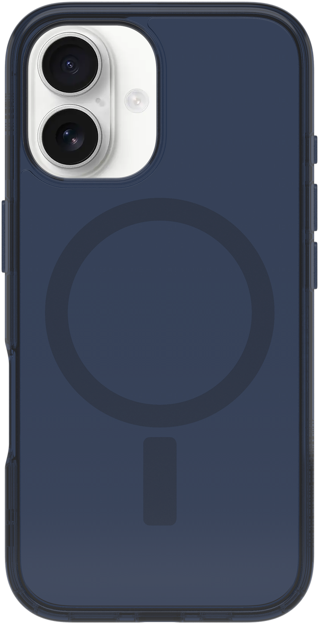 OTTERBOX Symmetry Series Clear iPhone 16 tok, MagSafe, kék (77-96364)