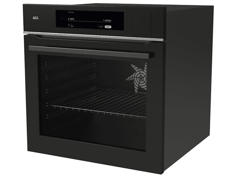 AEG TP9SB83ZAB, Einbaubackofen (Einbaugerät, 70 l, 595 mm breit), Serie 9000 mit SteamPro und Sous Vide