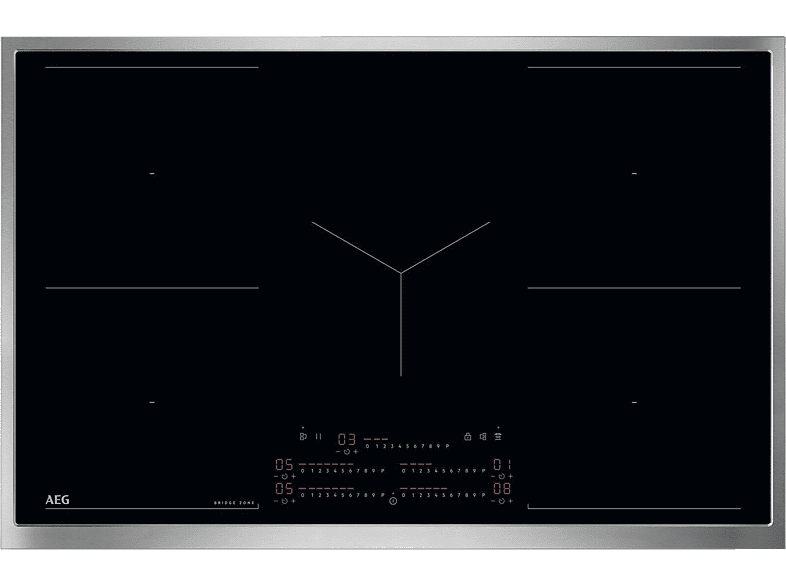 AEG TK85IM0FRB Induktionskochfeld (796 mm breit, 5 Kochzonen)