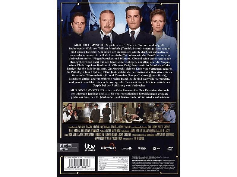 Thumbnail - Murdoch Mysteries - Sammelbox 1 DVD