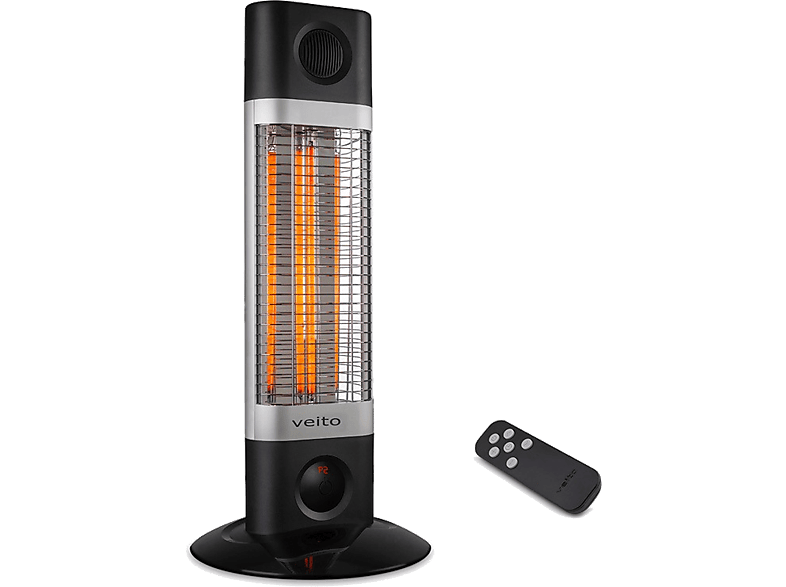 VEITO CH1200 RT 1200 W Karbon Infrared Isıtıcı Siyah