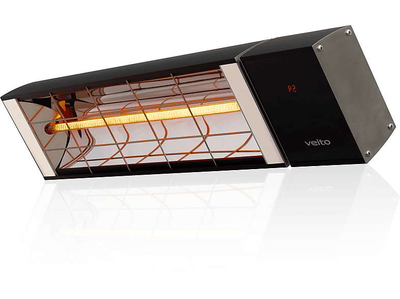 VEITO Nevada R2420 2000 W Karbon Infrared Isıtıcı Siyah_0