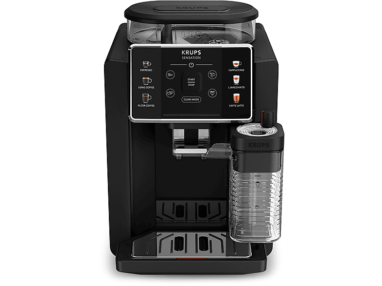 KRUPS EA9128D Sensation Milk Kaffeevollautomat Schwarz