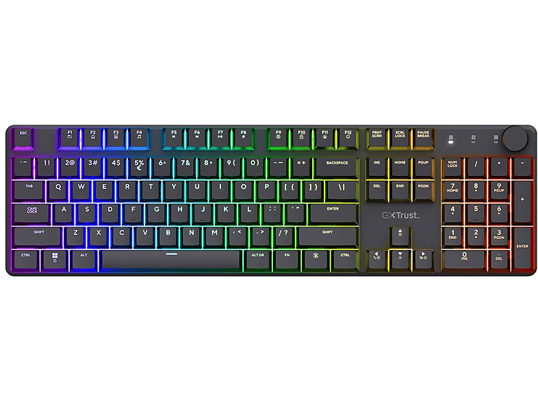 Trust GXT 868 TORIX Tastiera Meccanica Wireless RGB per Gaming Layout Italiano