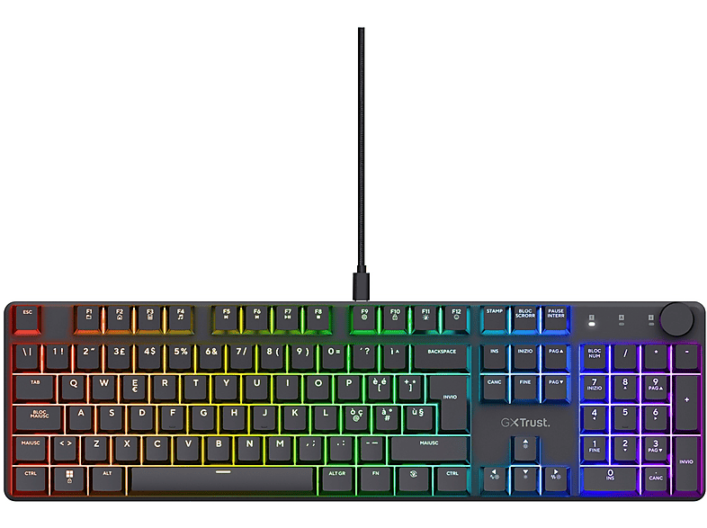 TASTIERA TRUST GXT866 TORIX MECH KEYB IT