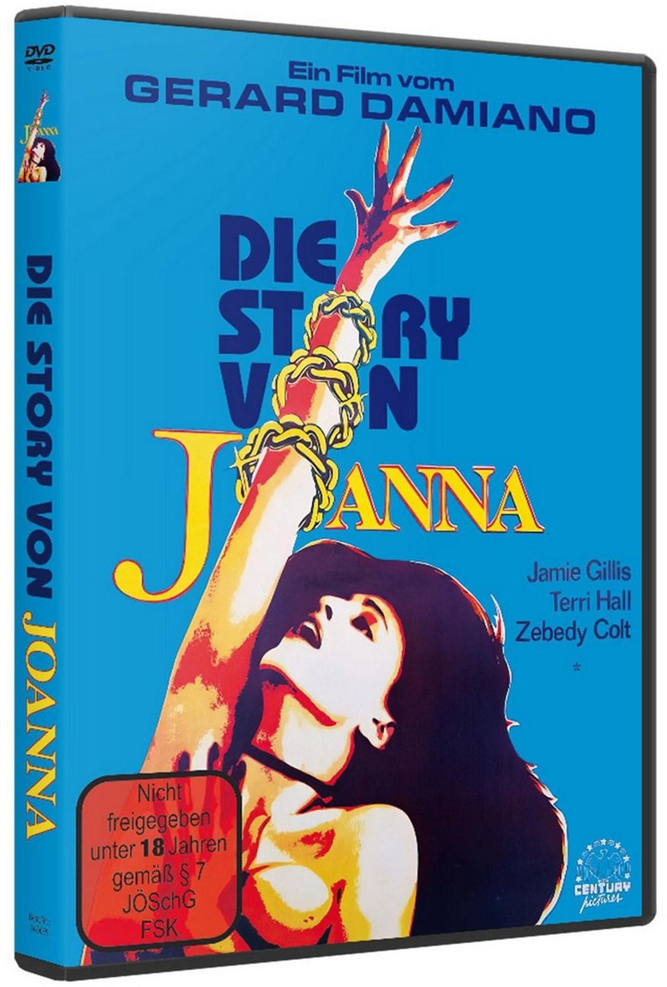 DVD-Cover von 'Die Story von Joanna' mit einer Frau im Bild.