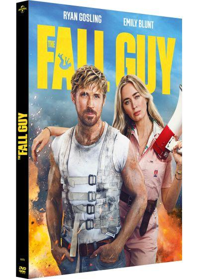 Boîtier DVD du film 'The Fall Guy' avec Ryan Gosling et Emily Blunt.