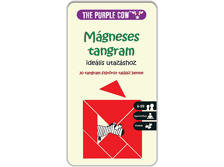 THE PURPLE COW Mágneses Tangram társasjáték (834)