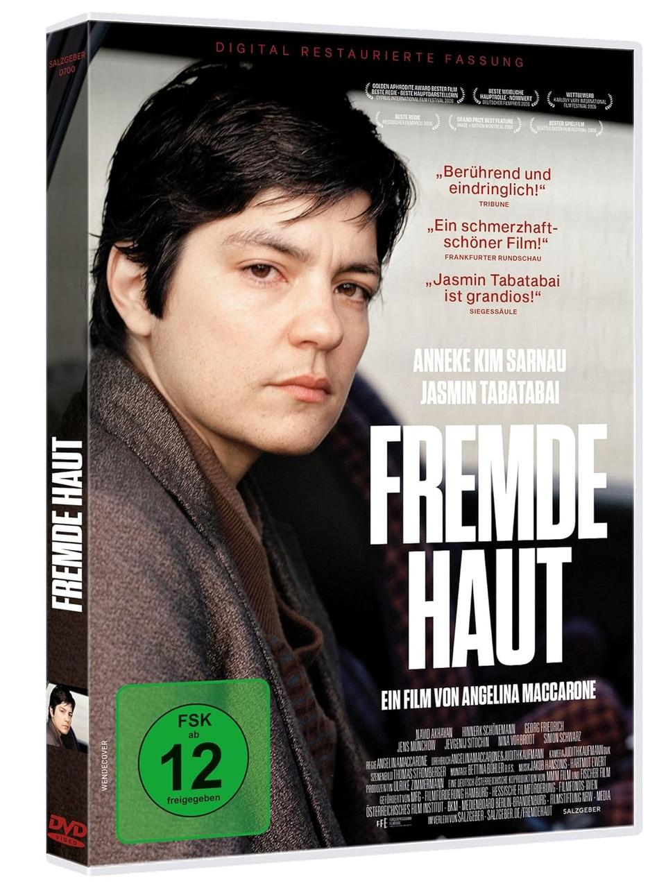 DVD-Cover des Films Fremde Haut, Porträt einer Frau.