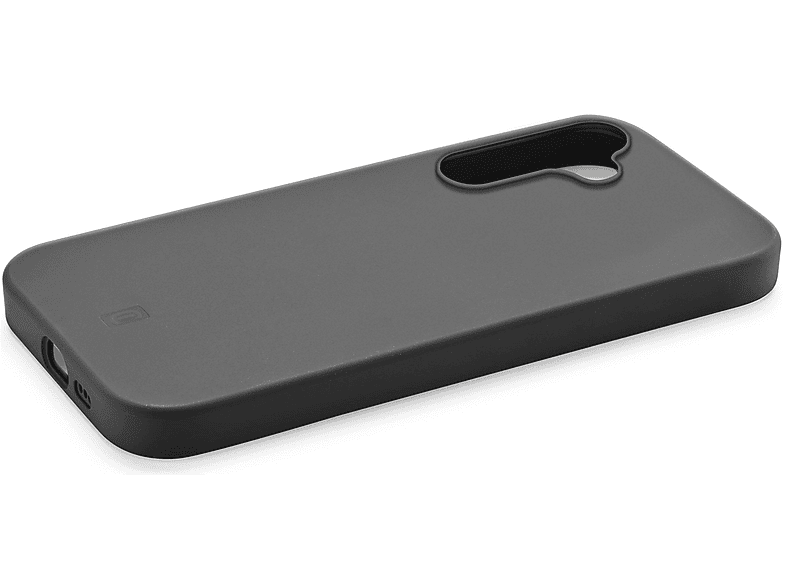 Cellularline Custodia in gomma nera, Cover per Galaxy S24 FE,Nero