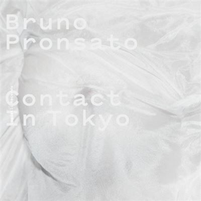 Een witte achtergrond met witte tekst die zegt 'Bruno Pronsato Contact In Tokyo'.