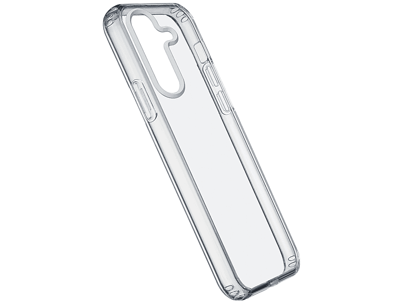 Cellularline Custodia rigida in gomma, Cover per Galaxy A16,Trasparente