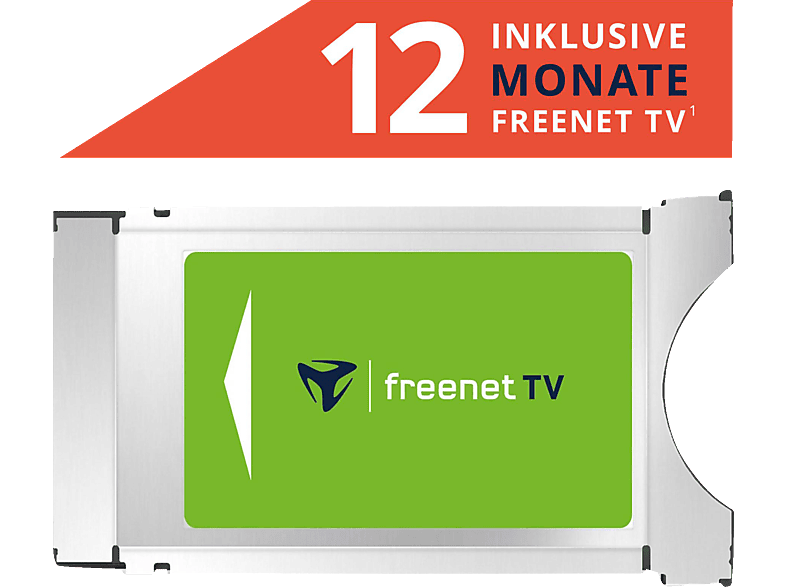 FREENET TV freenet TV CI+ Modul für DVB-T2 HD inklusive 12 Monate freenet TV Modul Metall, Kunststoff