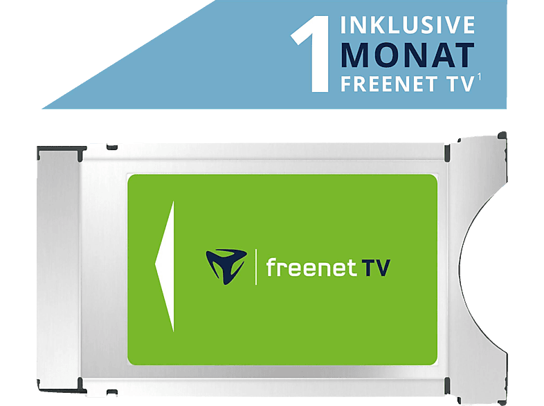 FREENET TV freenet TV CI+ Modul für DVB-T2 HD inklusive 1 Monat freenet TV CI+ Modul Metall, Kunststoff