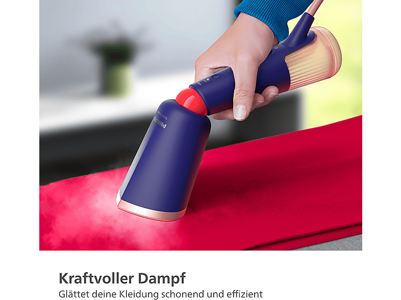 Philips STH5030/20 5000 Series Steamer Dampfglätter (1400 Watt, 0,2 l Wassertank, Dunkelblau) — Foto 5 von 5