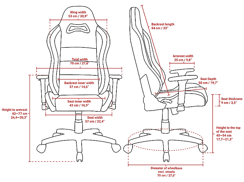 Arozzi Torretta Soft Fabric V2 Gaming Stuhl — Foto 3 von 5