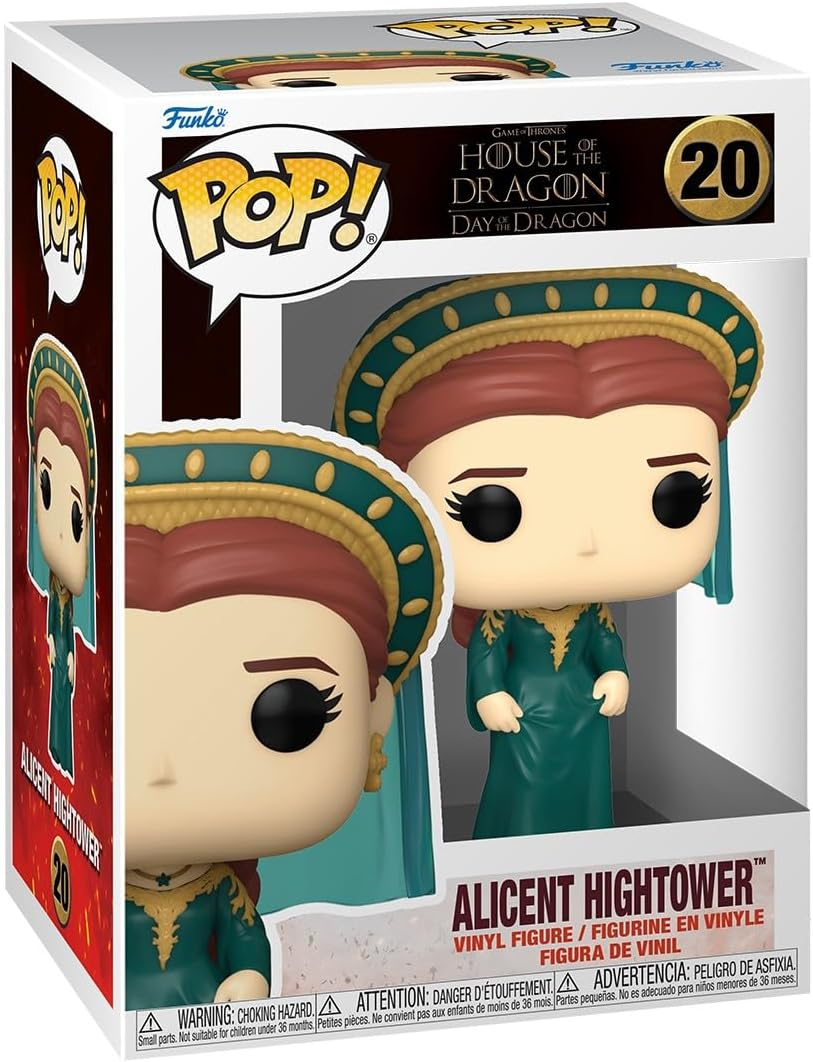 Figura Funko Pop de Alicent Hightower de La Casa del Dragón. En caja.