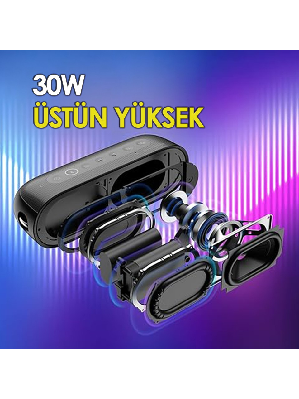 Beyaz bir yüzey üzerinde beyaz bir robot süpürge ve şarj istasyonu.
