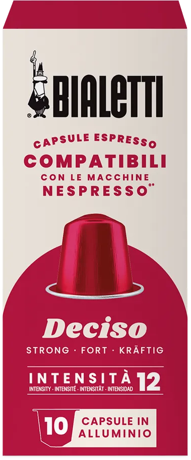 BIALETTI Nespresso kompatibilis kapszula DECISO 10 db