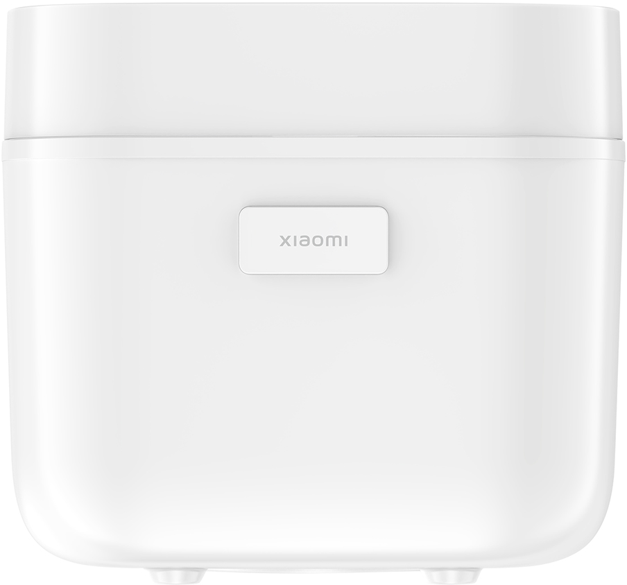 Cuociriso Xiaomi bianco su sfondo bianco.