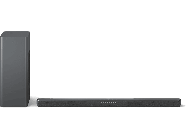 PHILIPS TAB6309 Soundbar, Kablosuz Subwoofer, Maks. 320 W / 160 W RMS, 2.1 Kanal, Dolby Atmos, DTS Virtual:X, Bluetooth, Ultra ince, Siyah