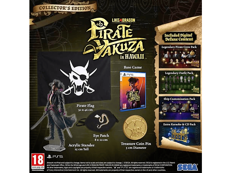 Sega Like A Dragon: Pirate Yakuza In Hawaii Uk/fr Collector's Edition - PS5