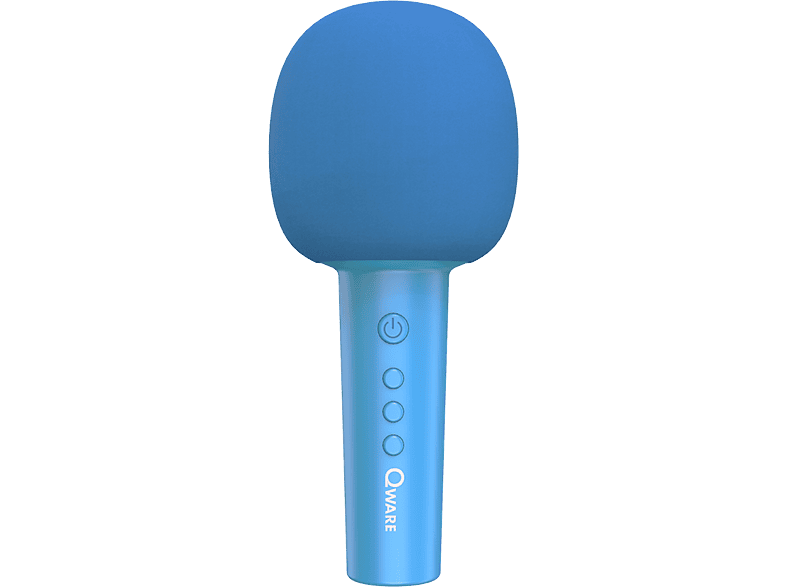 Qware Karaoke Microfoon Blauw