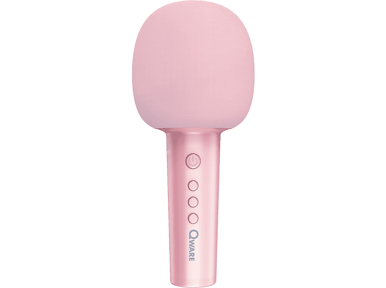 Qware Karaoke Microfoon Roze