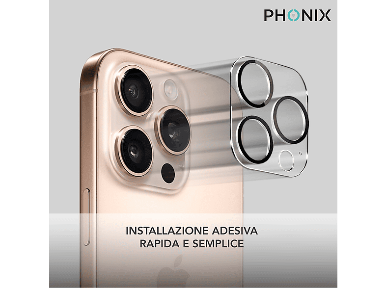 WSKEN Per protezione della fotocaera iPhone 16/16 Plus, durezza 9H