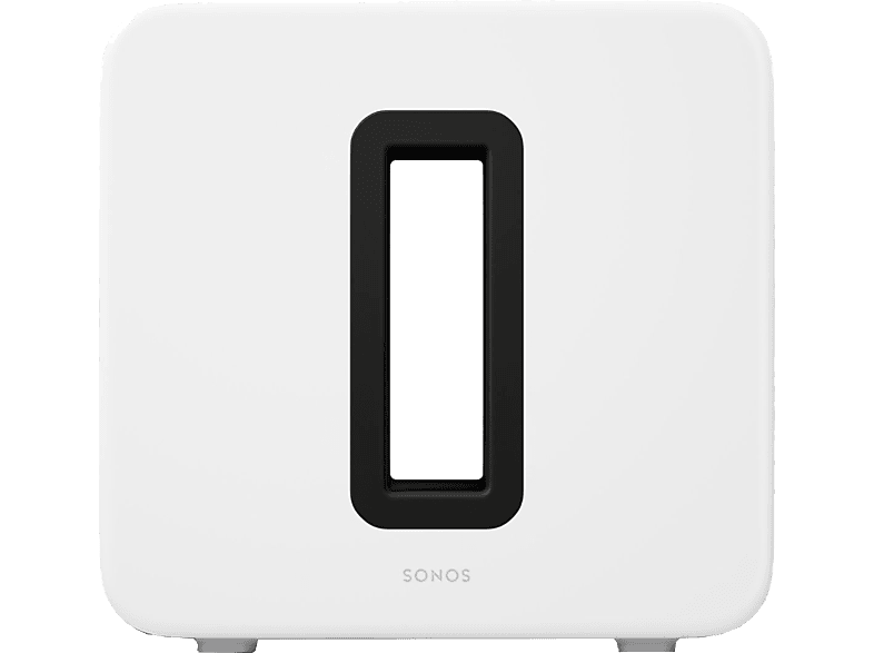 Sonos Sub 4, Bajos Profundos, Subwoofer, Blanco