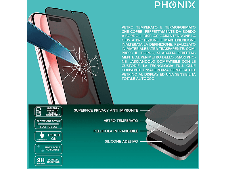 UTECTION Nuova Vestibilità Perfetta > 2 Pellicole Protettive Full Screen Per Iphone 15 Pro Fornitore 866945