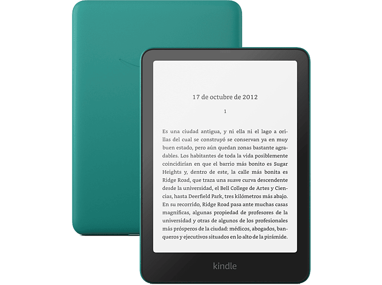 Amazon Kindle Paperwhite, 7, 16 GB, 300 ppi, Con publicidad, Sin reflejos, Autonomía de semanas, Verde Jade