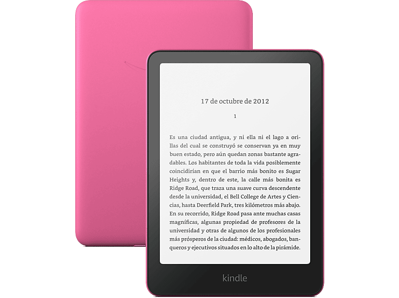Amazon Kindle Paperwhite, 7, 16 GB, 300 ppi, Con publicidad, Sin reflejos, Autonomía de semanas, Frambuesa