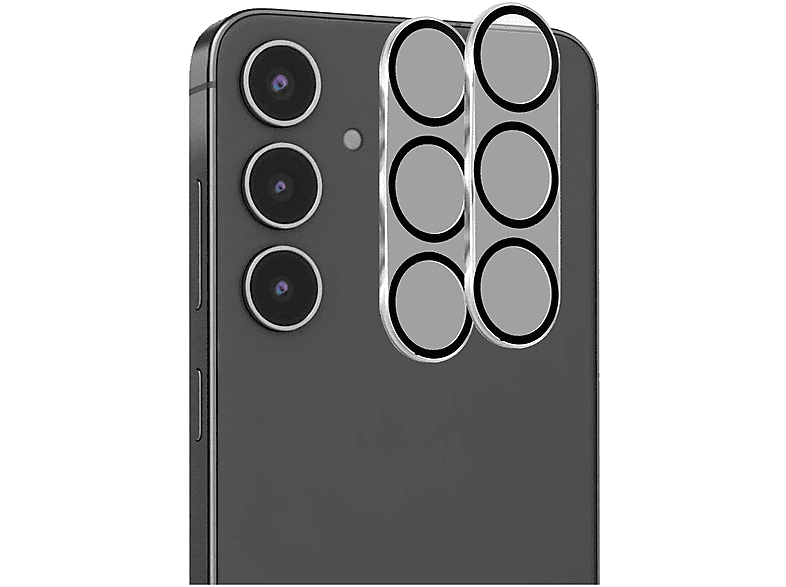 Vetro Temperato PER Fotocamere Phoenix Camera Lens Protection Samsung S24 Plus confezione 2pz Pellicola fotocamera