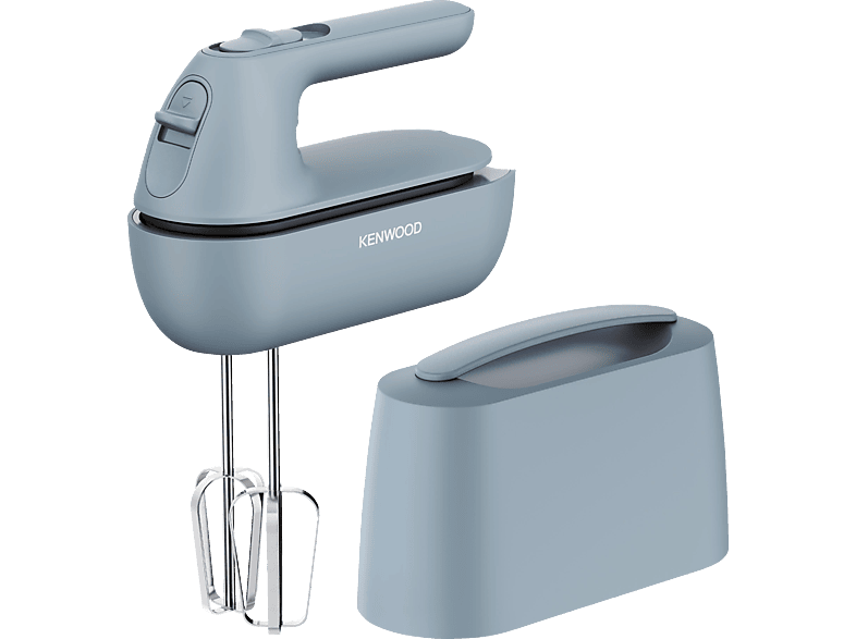 KENWOOD Quick Mix Go HMP40.000GY - 5 Geschwindigkeitsstufen, Easy Click, kompakter Handmixer Graublau (350 Watt)
