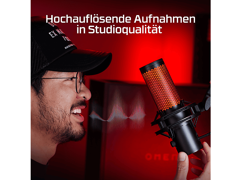 HyperX QuadCast 2 – USB-Mikrofon (schwarz) — Foto 3 von 5