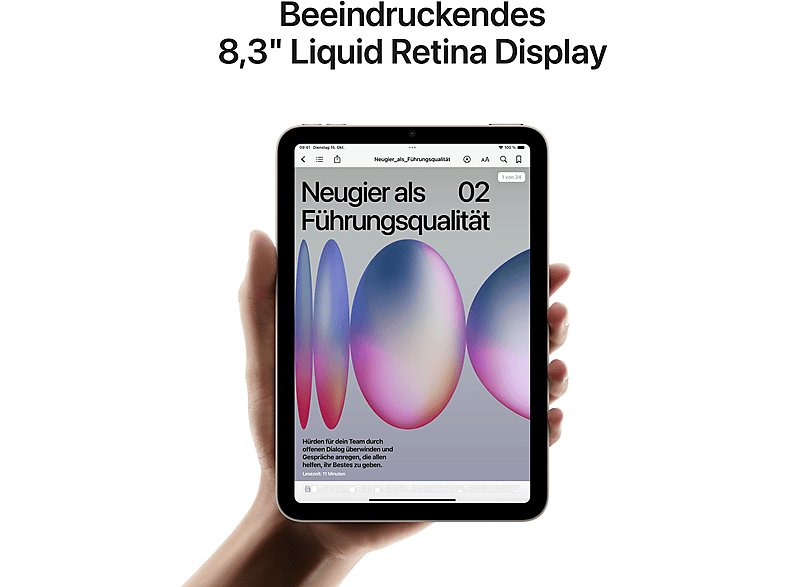 APPLE iPad mini 8.3" Wi-Fi 128GB, Violett; Tablet — Foto 4 von 5