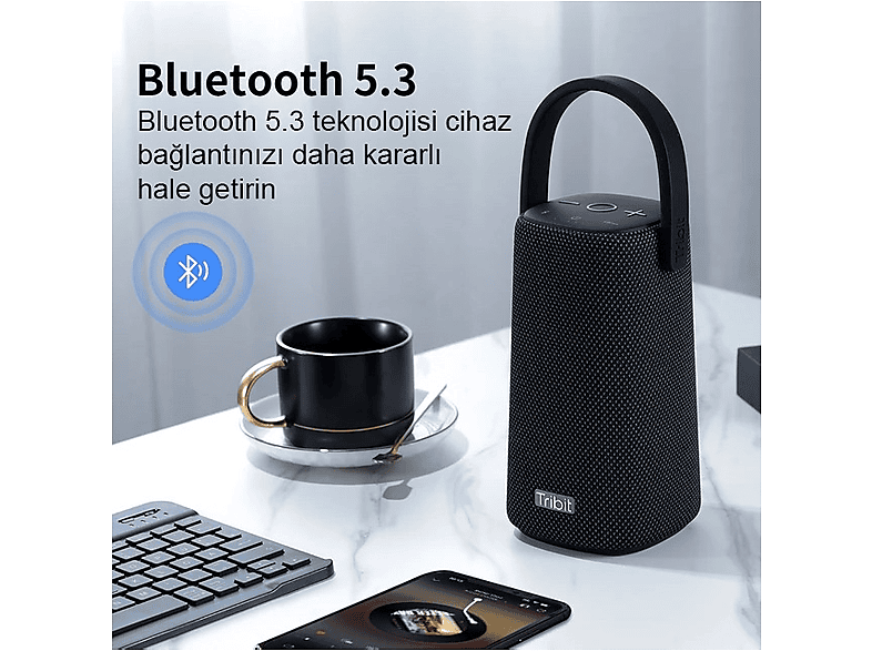 TRIBIT Stormbox Pro 24W 24 Saat Oynatma Süresi IP67 Su Geçirmez