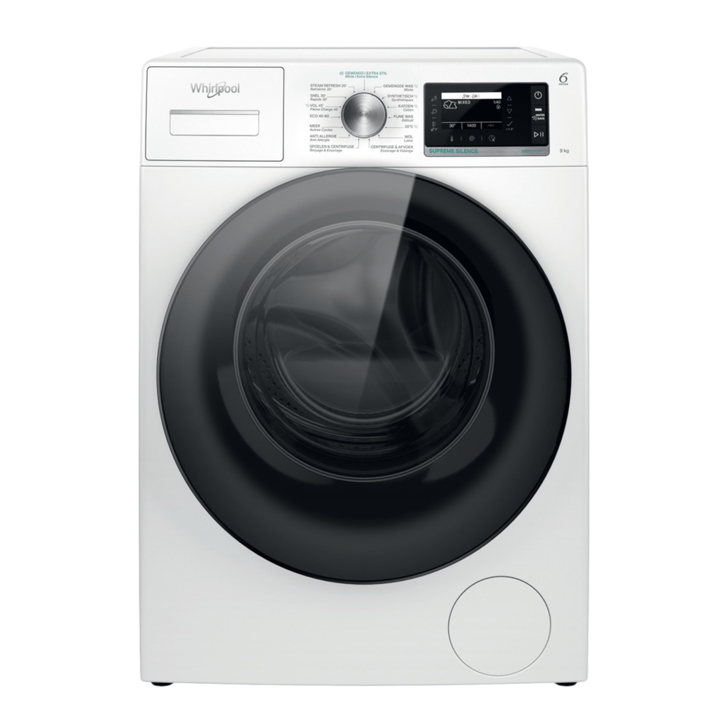 Whirlpool W7 99 SILENCE BE Wasmachine Wit