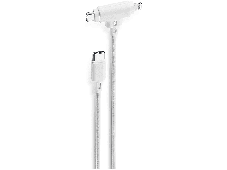 Cavo Lightning Cellularline Cavo Usb-C to Usb-C/L