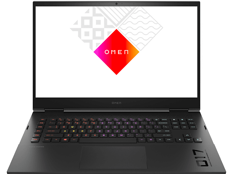 Portátil gaming - HP OMEN 17-cm2002ns, 17.3" Full HD, Intel® Core™ i7-13700HX, 32GB RAM, 1TB SSD, RTX™ 4060, Sin sistema operativo, Negro sombra