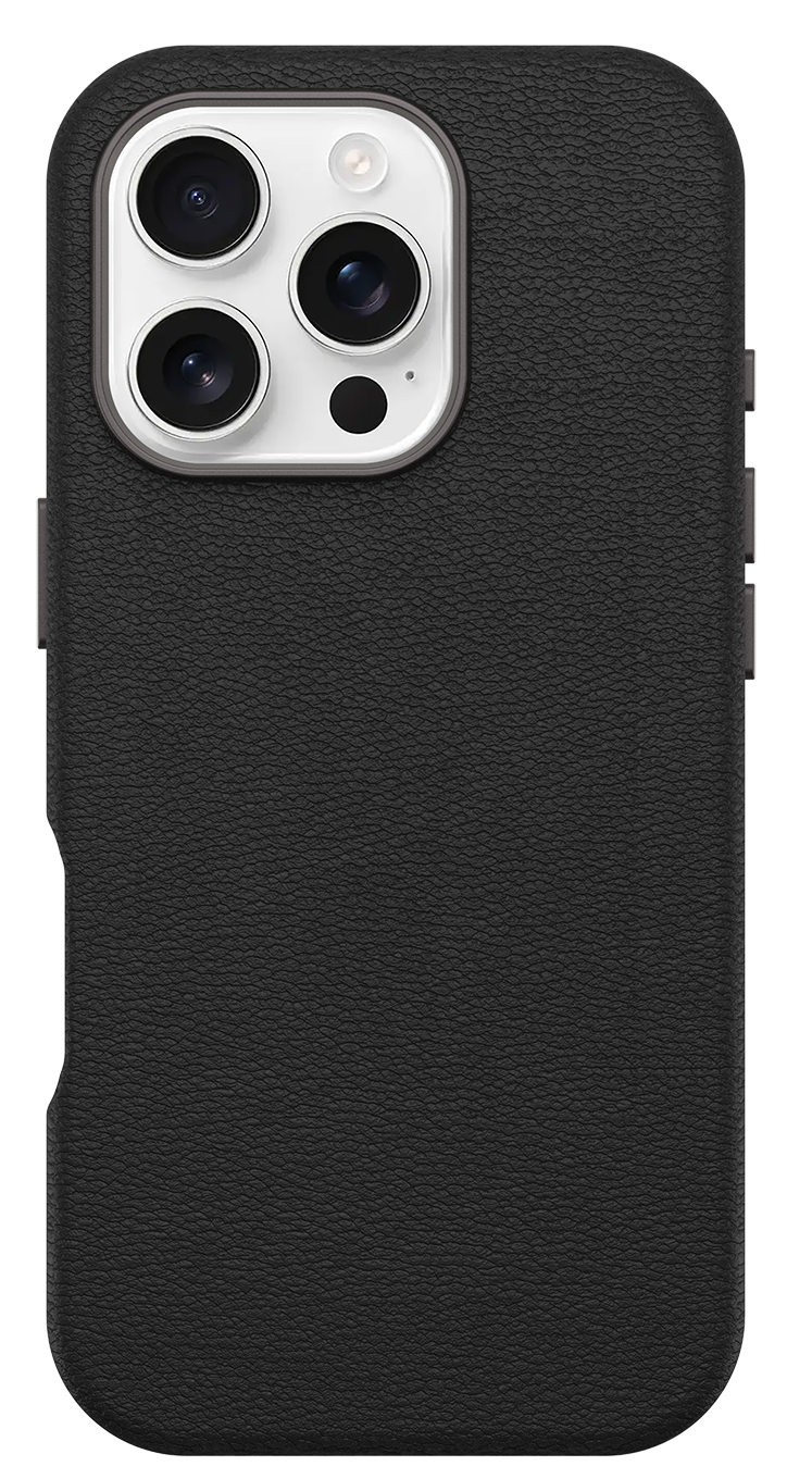 OTTERBOX Symmetry Series iPhone 16 Pro kaktuszbőr tok, MagSafe, fekete (77-96317)