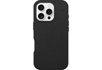 OTTERBOX Symmetry Series iPhone 16 Pro kaktuszbőr tok, MagSafe, fekete (77-96317)