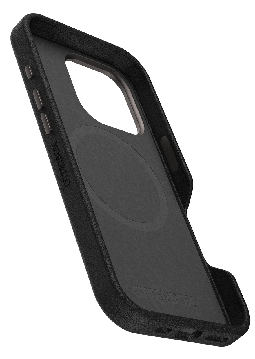 Fekete telefontok az Otterbox logóval.