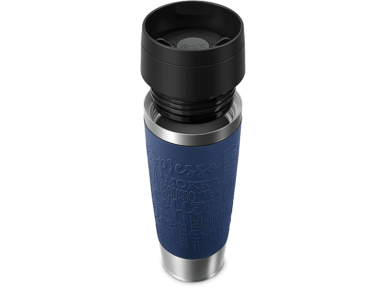 EMSA N20221 Travel Mug Classic 0.5 Liter Isolierbecher Dunkelblau