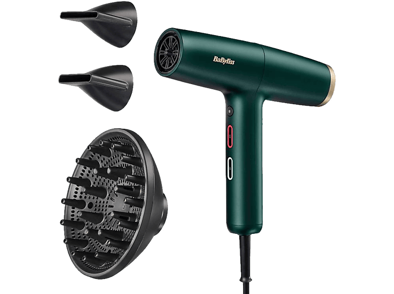 BABYLISS Air Power Pro Haartrockner Grün (1700 W)