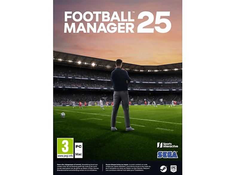 Sega Football Manager 25 Nl/fr - Pc/mac