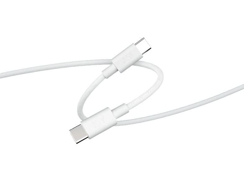 ISY IUC 1060, Lade- und Datenkabel, 1 m, Weiss