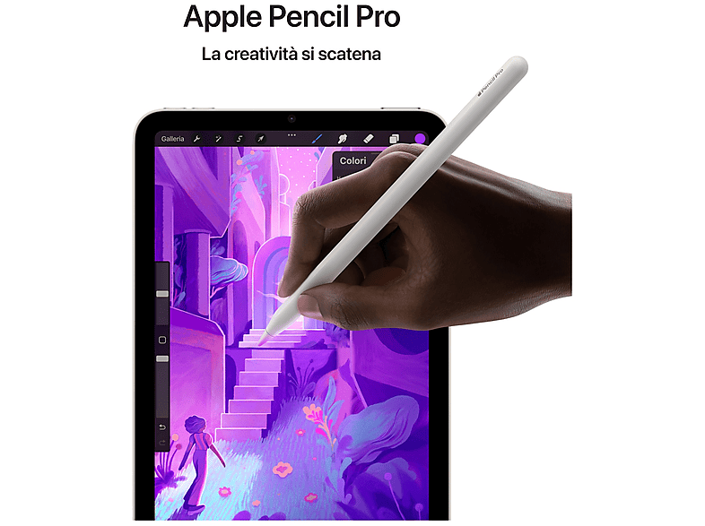 APPLE IPAD MINI 7 WF 128 SG, 8.3 pollici, Chip A17 Pro, 128/GB