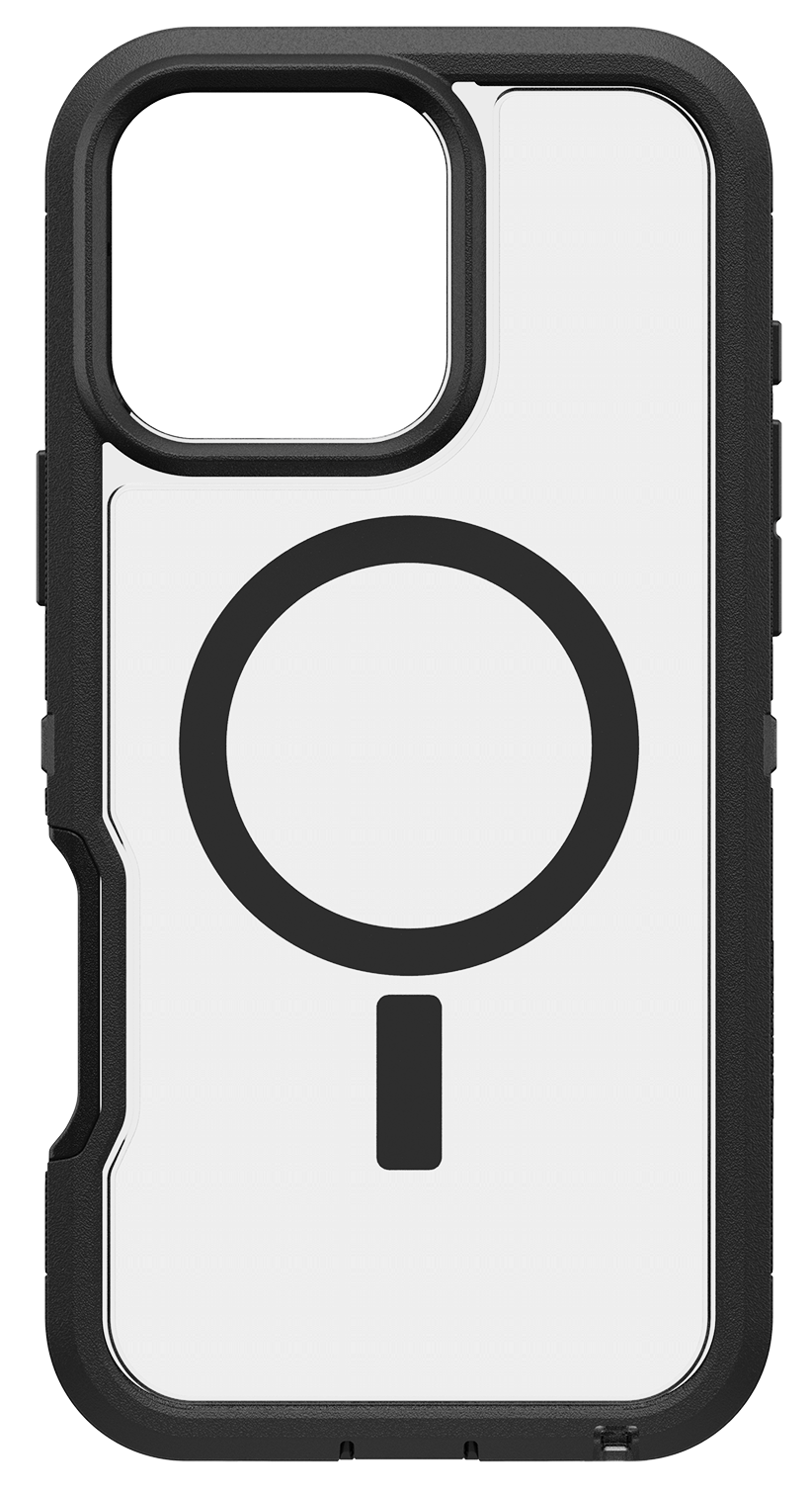 OTTERBOX Defender Series XT iPhone 16 Pro Max tok, MagSafe, átlátszó-fekete (77-96124)